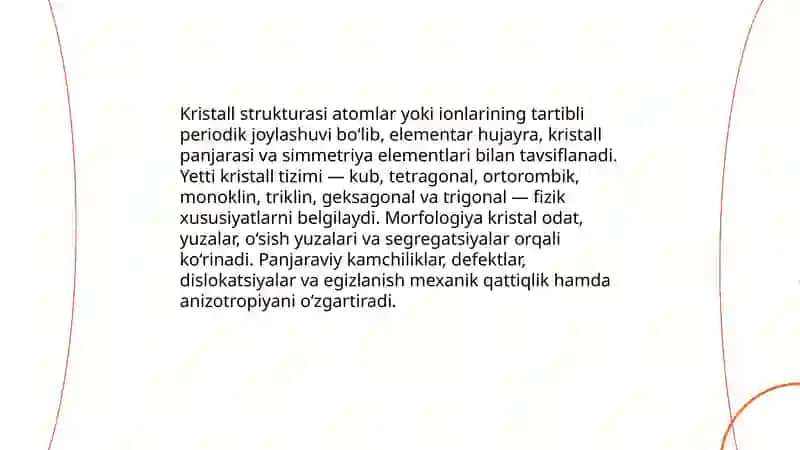Minerallarning fizik xususiyatlari va mexanik xossalari 3
