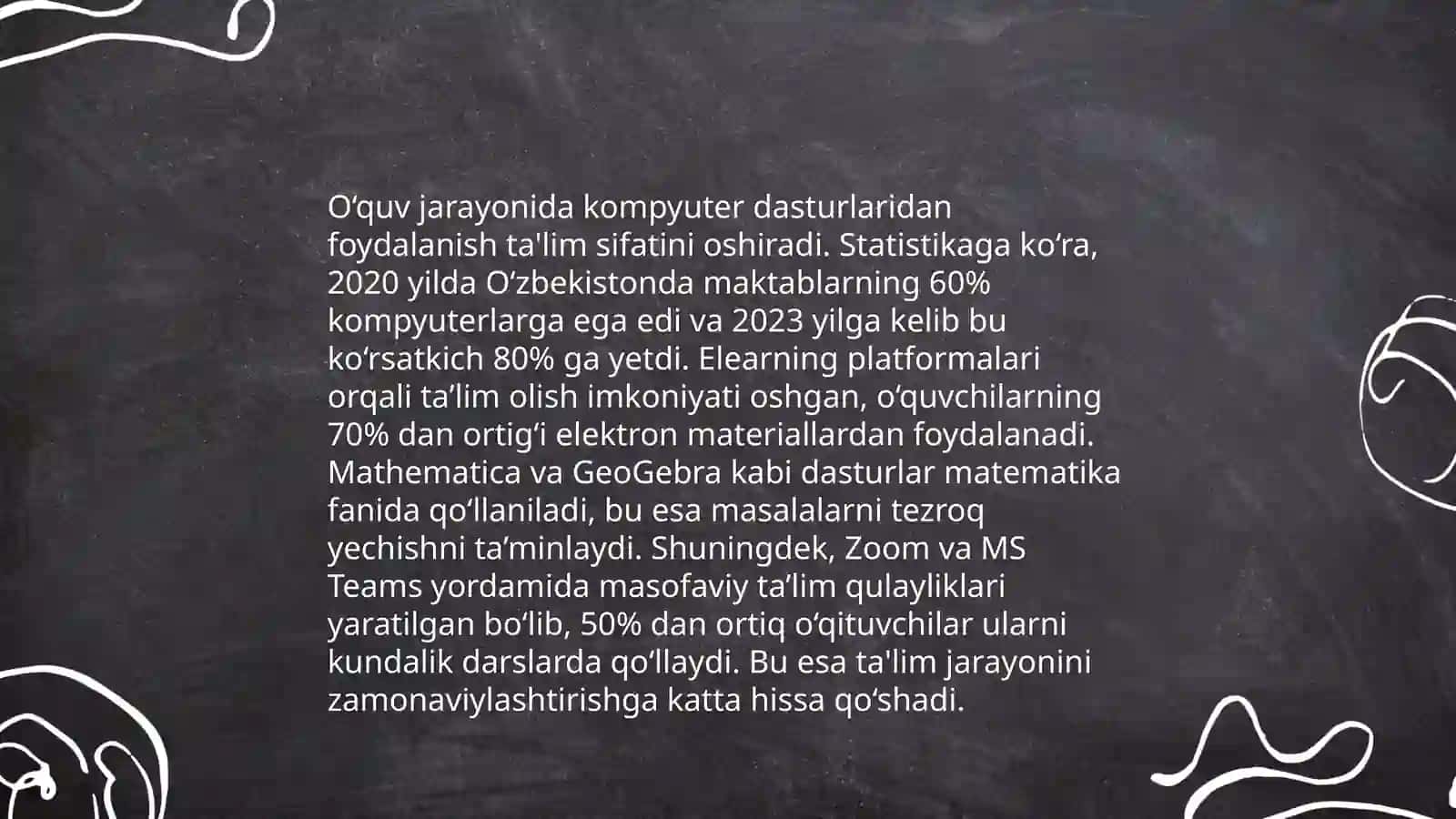 O‘QITUVCHI PEDAGOGIK FAOLIYATIDA KOMPYUTER TEXNOLOGIYALARDAN FOYDALANISH 3