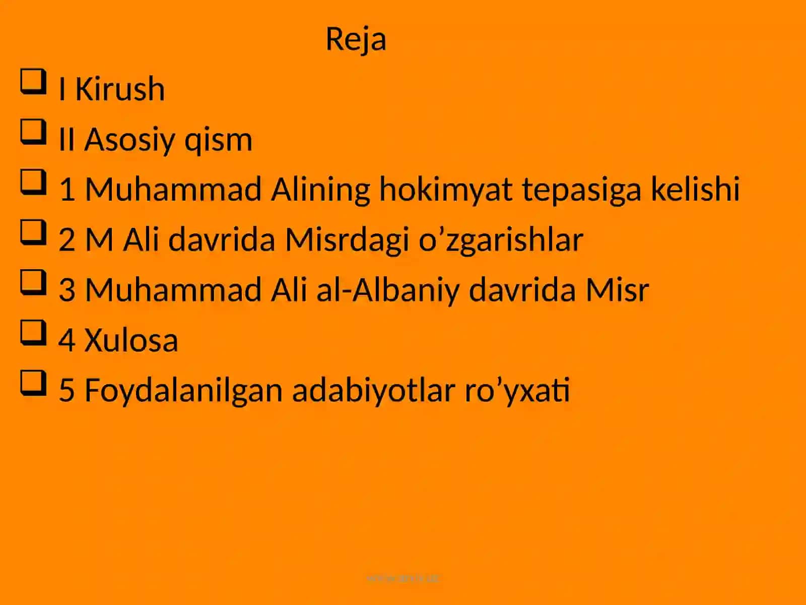 Muhammad Ali hukmronligi davrida Misr va Suriya 3