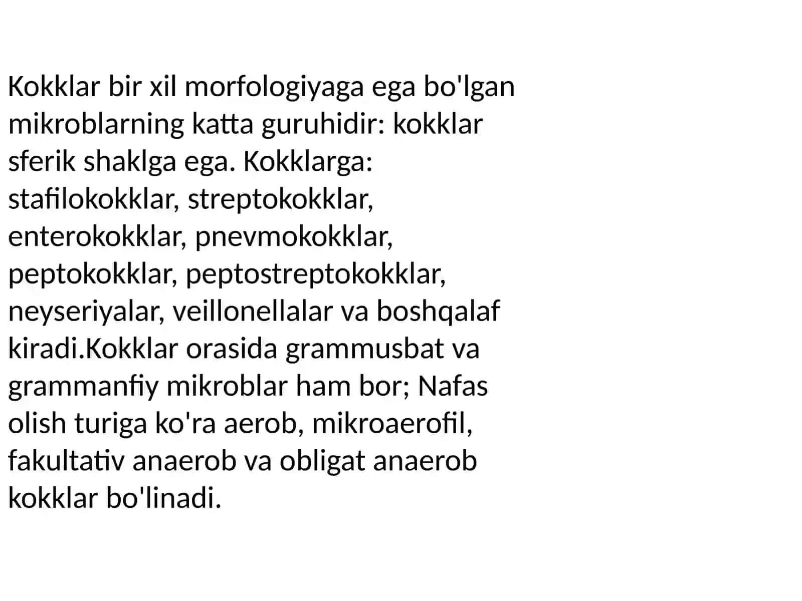 Shartli patogen anaerob kokklar haqida umumiy ma’lumot va turlari 3