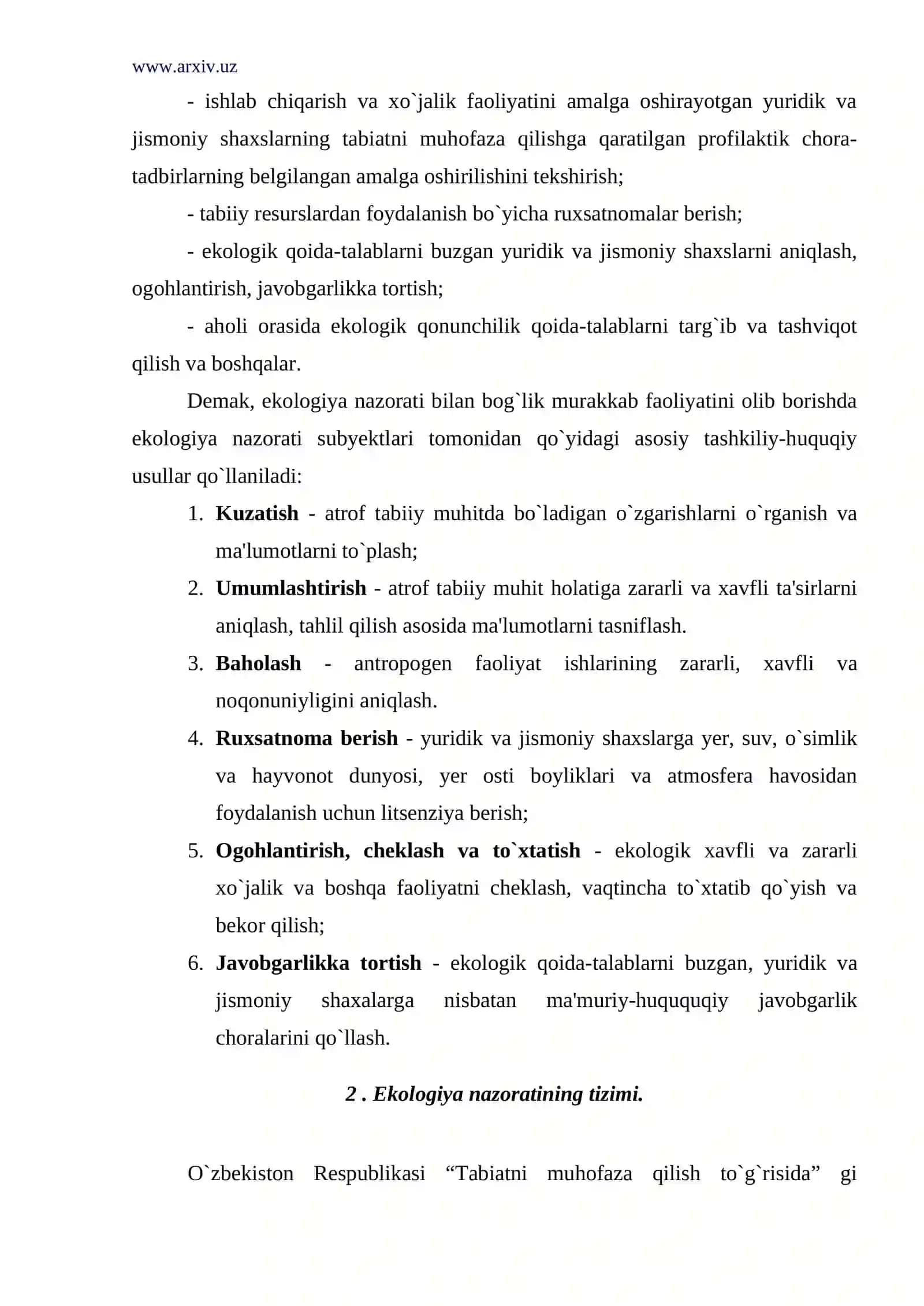 Ekologiya nazorati 3