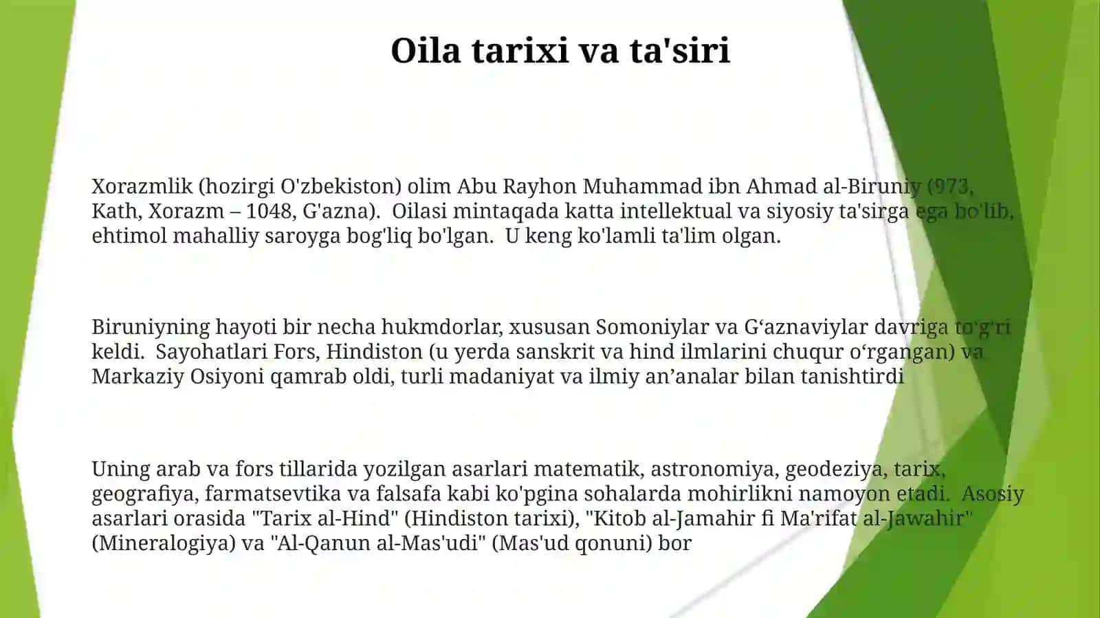 AbuRayhonBeruniyhayotivafaoliyati 3