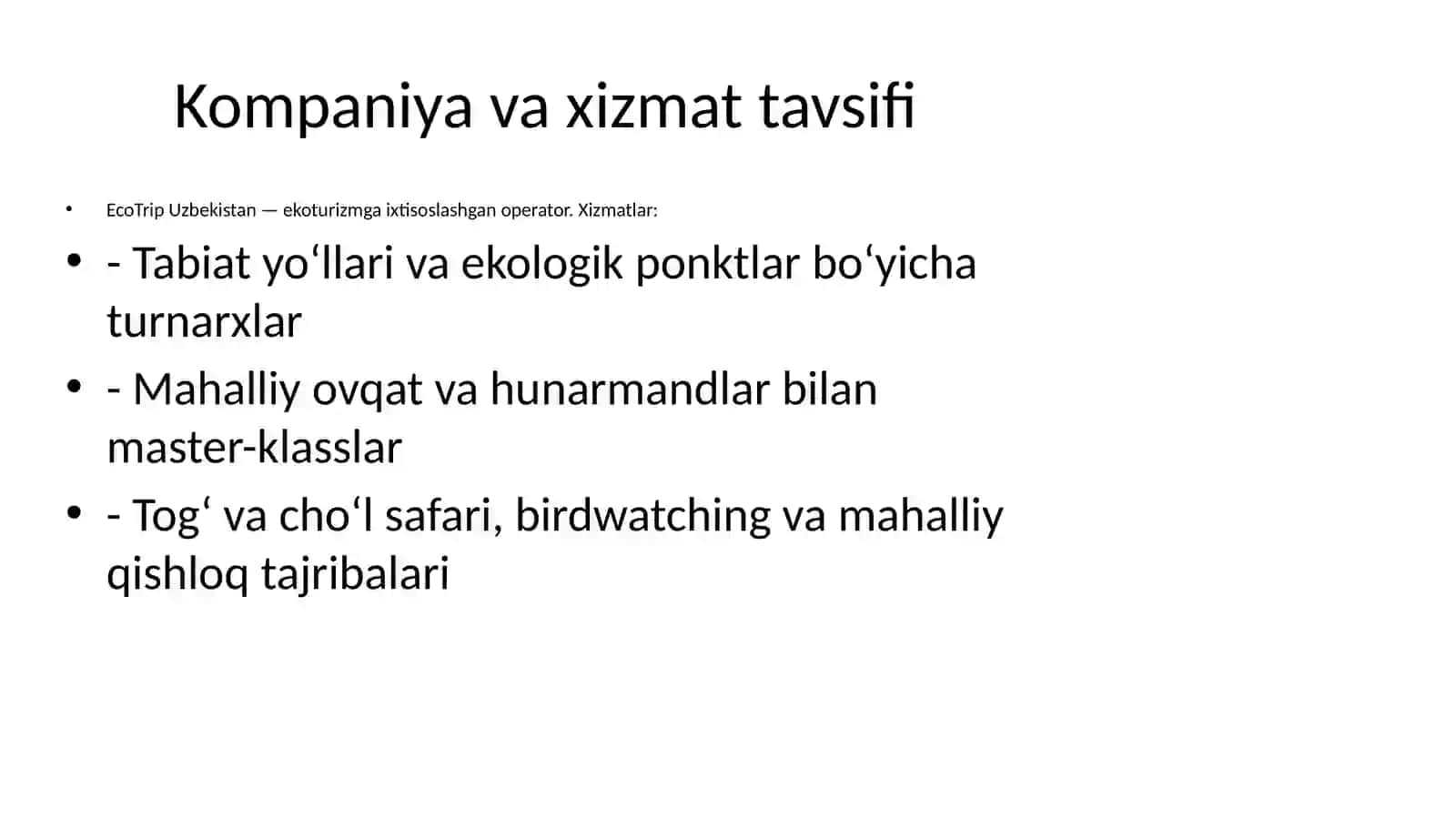EcoTrip Uzbekistan 3