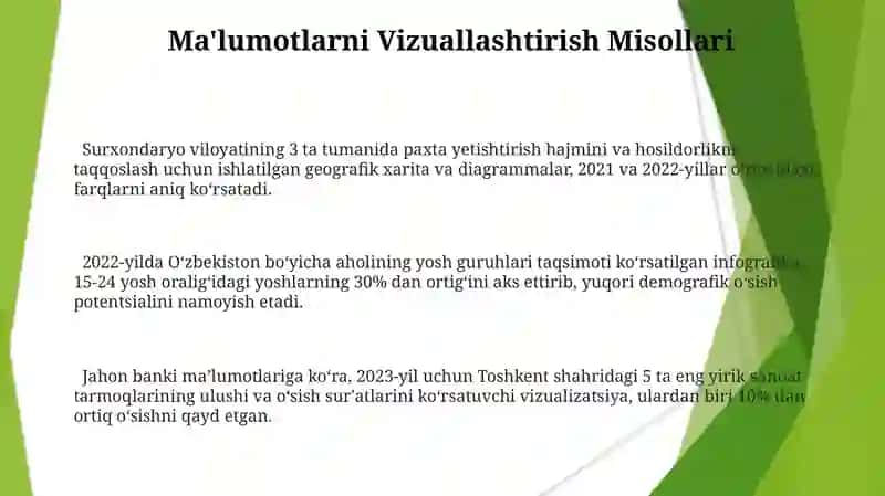 Infografika Turlari va Ularning Qo'llanilishi 3
