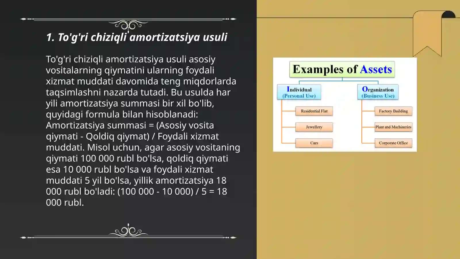 Asosiy vositalarga amortizatsiya hisoblash usullari va ularning buxgalteriya hisobi 3