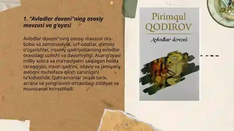 "Avlodlar dovoni" asari 3