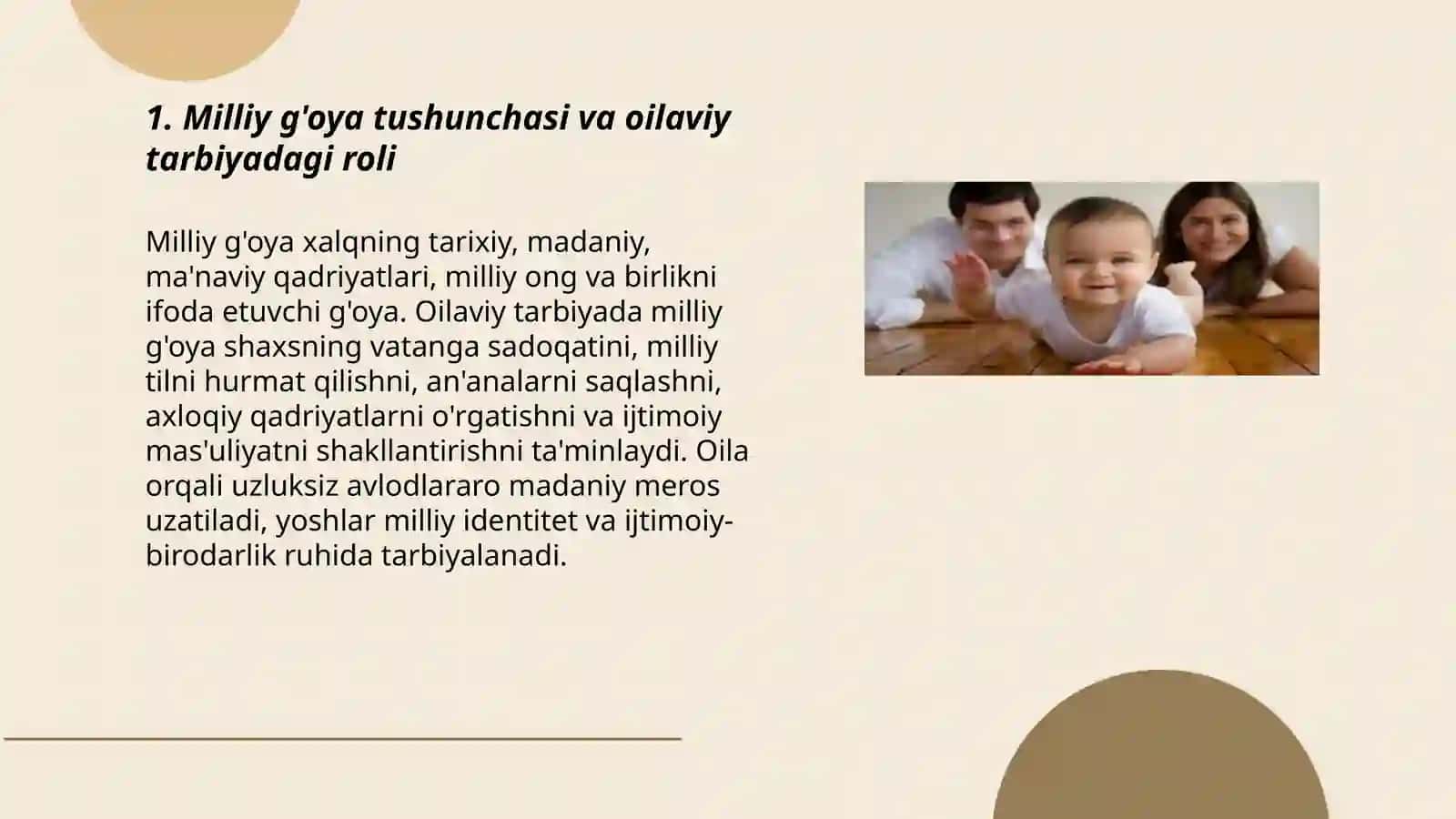 Milliy g'oya va oilada shaxs tarbiyasi 3