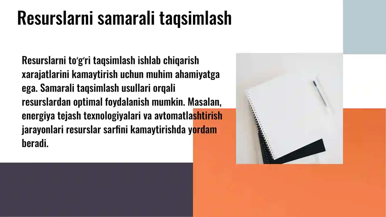 Ishlab chiqarish omillari sarfini minimallashtirish 3