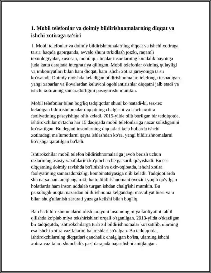 RAQAMLI TEXNOLOGIYALARNING DIQQAT VA XOTIRA JARAYONIGA TA'SIRI 3