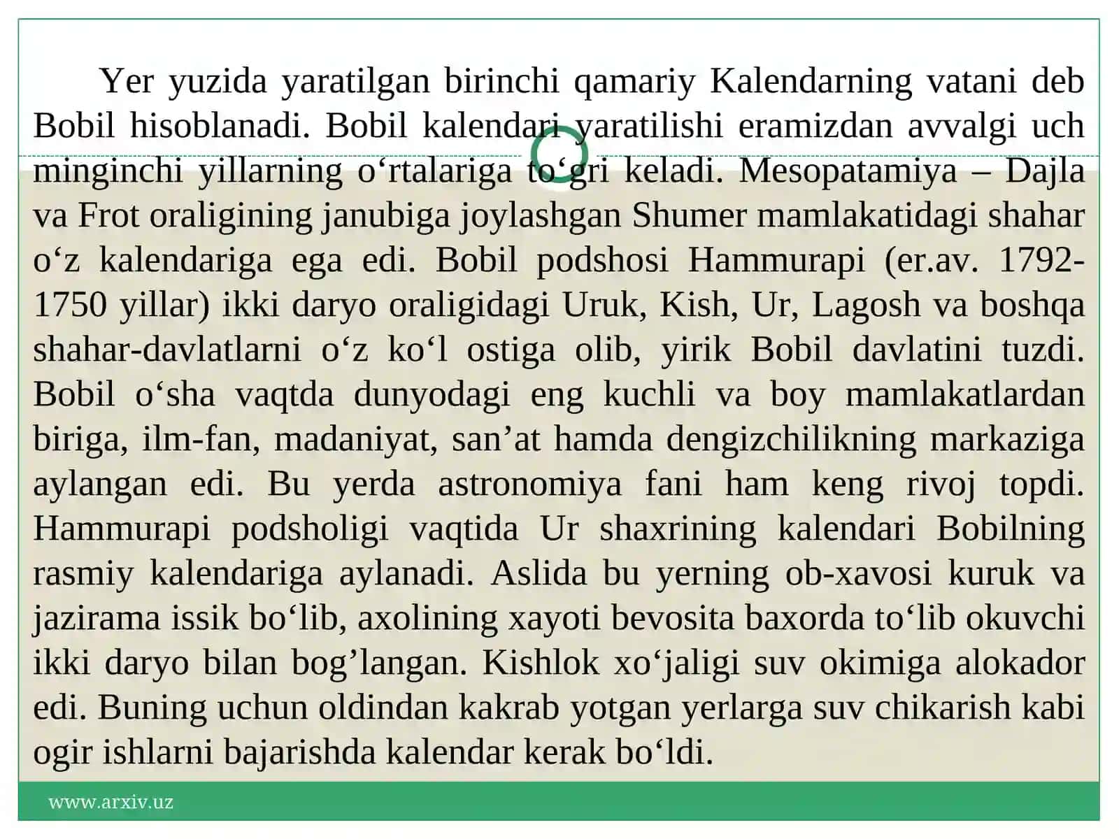 Bobil kalendari 3