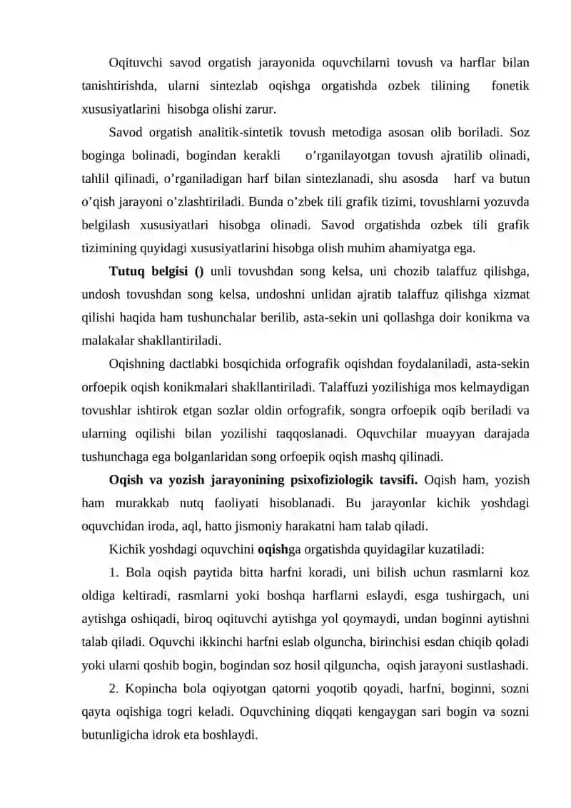 Savod oʻrgatish metodikasi 3