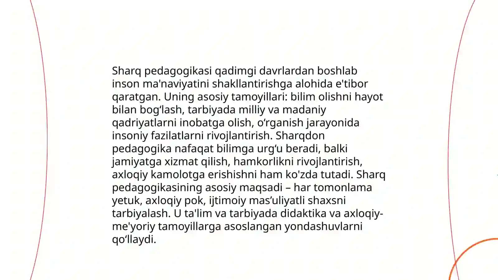 Sharq pedagogikasini oʻqitishda taʼlimiy- axloqiy qarashlar 3