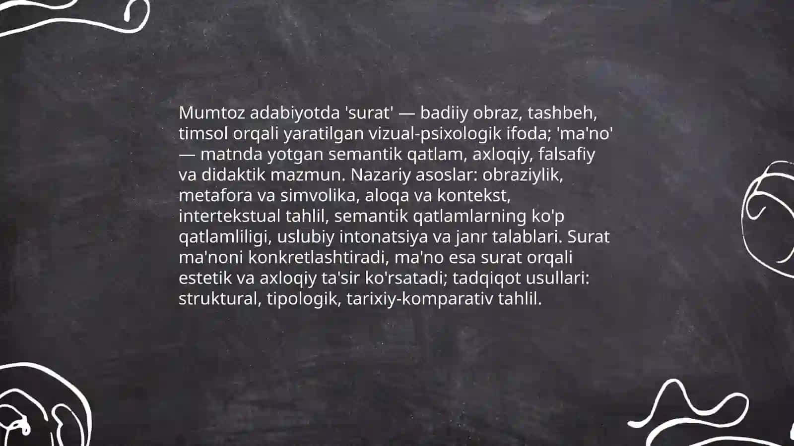 Mumtoz adabiyotda surat va ma'no 3