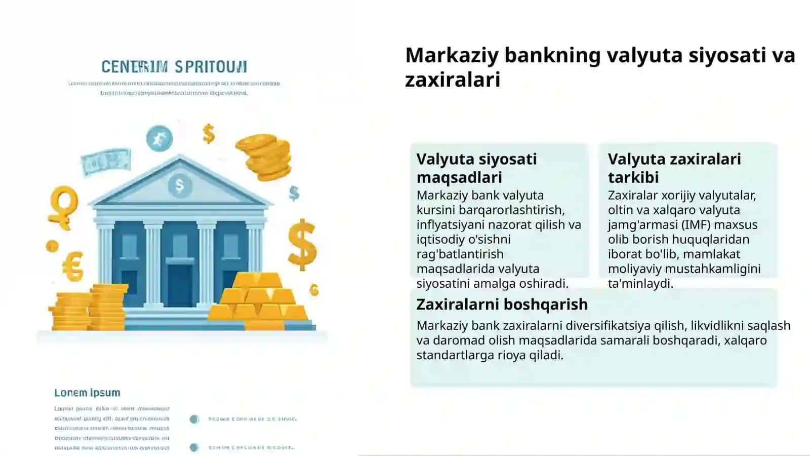 Markaziy bank: iqtisodiyotning yurak urishi 3