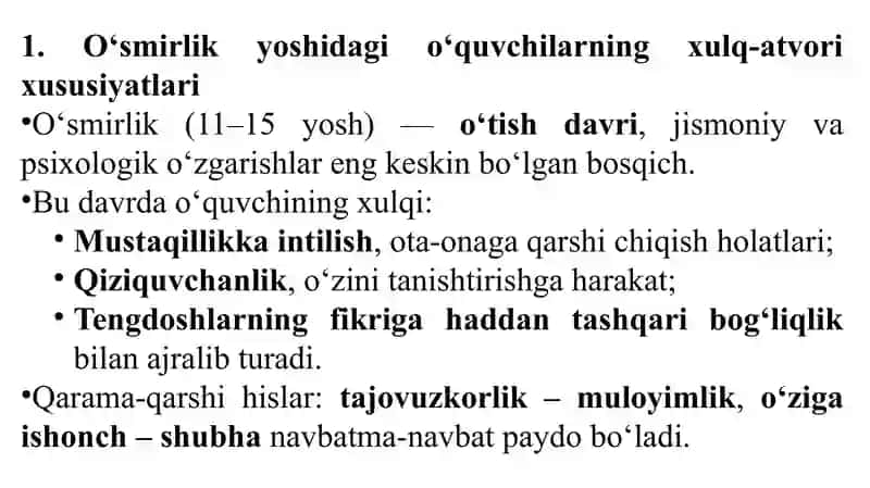 PSIXOLOGIYA FANINING PREDMETI VA RIVOJLANISH TARIXI, SOXALARI VA TADQIQOT METODLARI 3