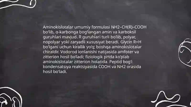 Aminokislotalar 3
