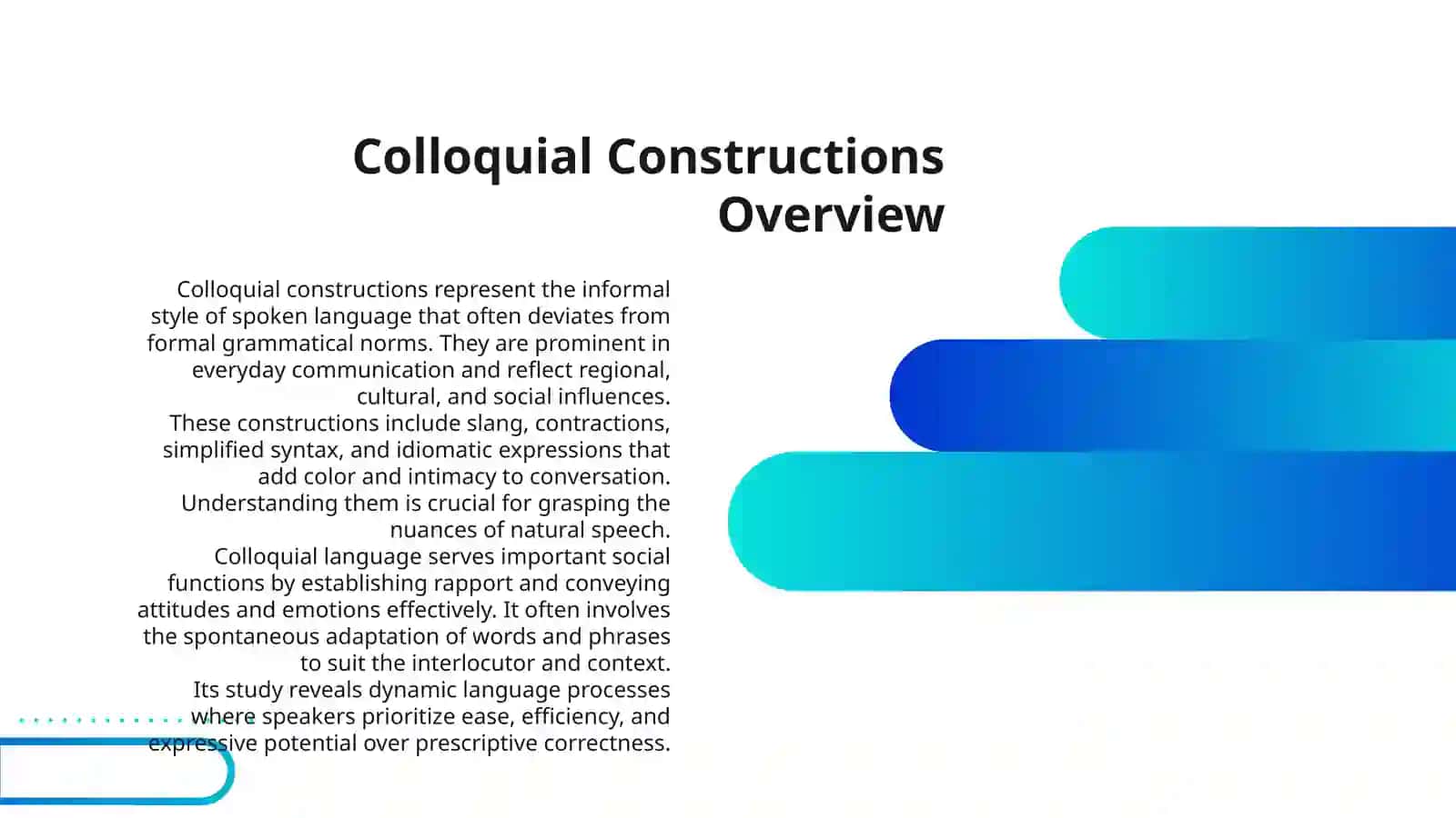 PARTICULAR USE OF COLLOQUIAL CONSTRUCTIONS. INTENSIFICATION OF A CERTAIN FEAUTURE OF A THING OR PHENOMENON. PARTICULAR WAYS OF COMBINING PARTS OF THE UTTERENCE PECULLAR USE OF SET EXPRESSIONS. STYLISTIC INVERSION 3