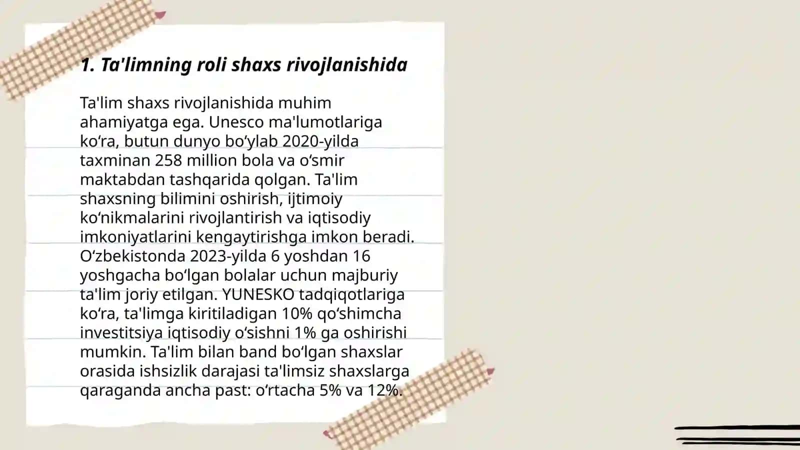 Bola shaxsini rivojlanish omillari 3
