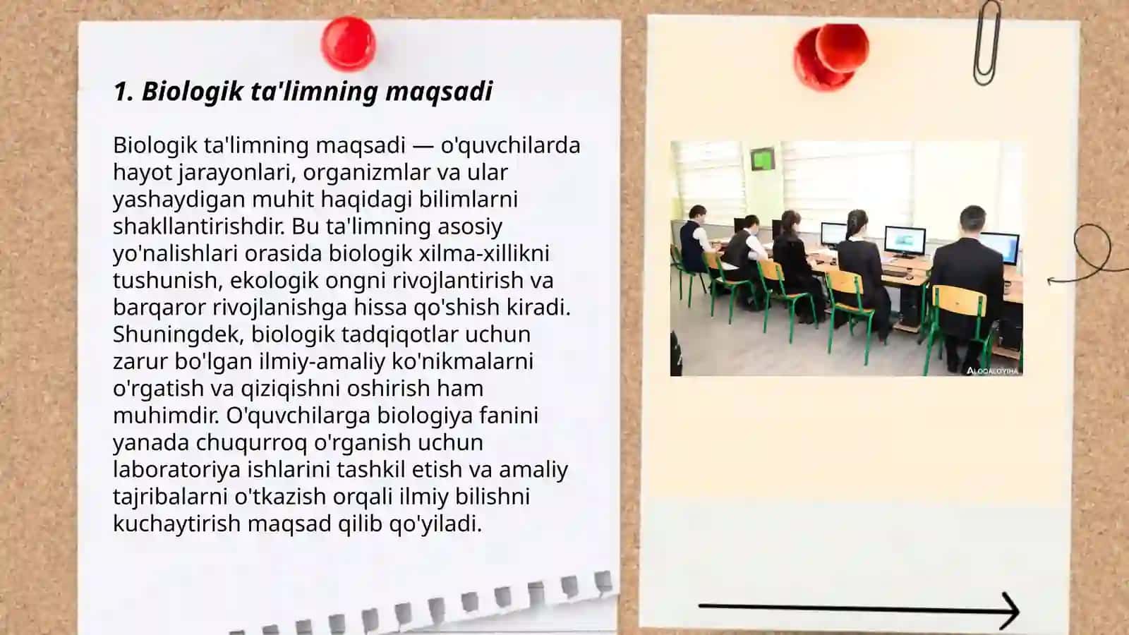 Biologik ta'limning o'ziga xos tomonlari 3