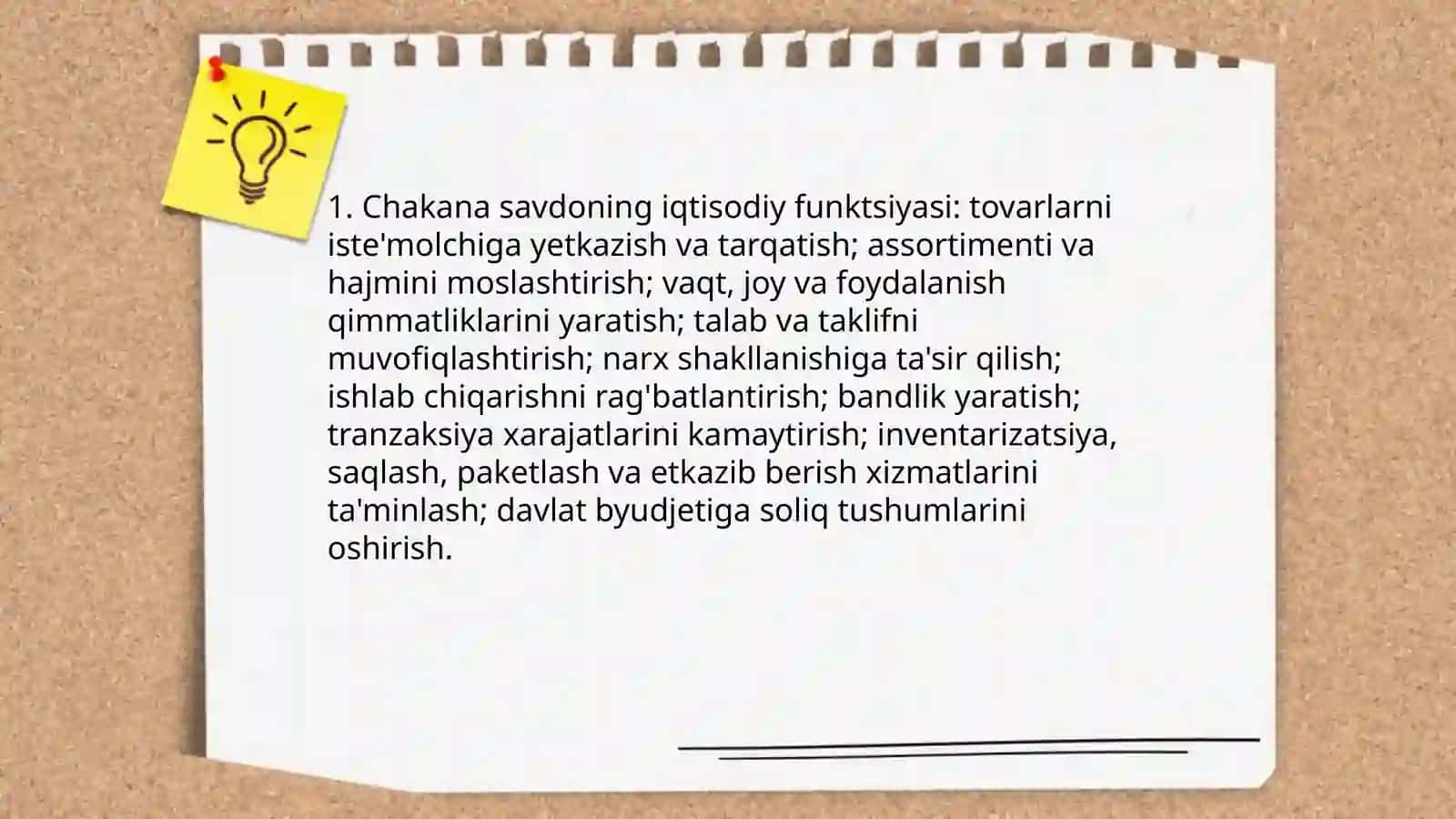 CHAKANA SAVDONING FUNKSIYALARI VA VAZIFALARI 3
