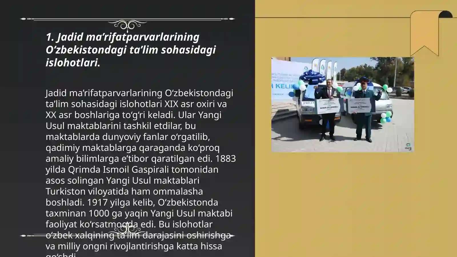 Jadid ma’rifatparvarlarining o‘lka ijtimoiy-ma’naviy hayotida tutgan o‘rni 3