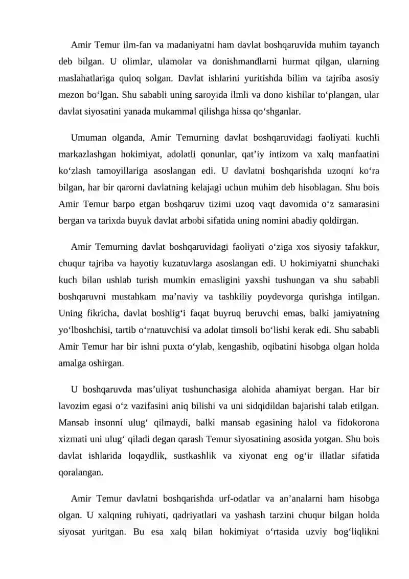 Amir Temur buyuk davlat arbobi 3
