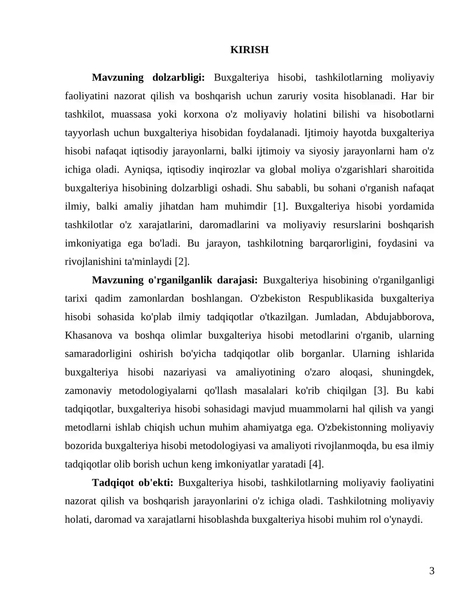 Buxgalteriya hisobi to'g'risida umumiy tushuncha va unga qo'yiladigan talablar 3