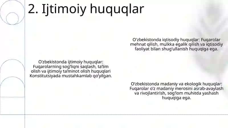 Ózbekiston Respublikasi Fuqarolarining Iqtisodiy,Ijtimoiy,Madaniy Va Ekologik Huquqlari 3