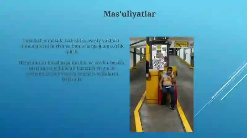 Muolaja Xonasi Hamshirasining Vazifasi 3