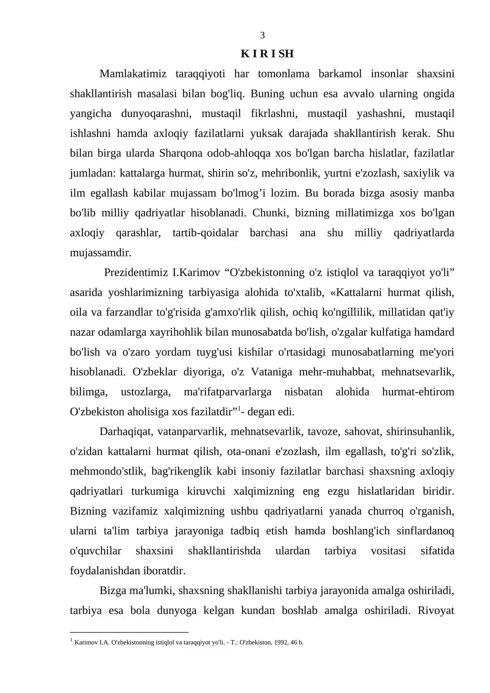 Boshlang‘ich sinflarda tarbiyaviy ishlarni tashkil etish texnologiyasi 3