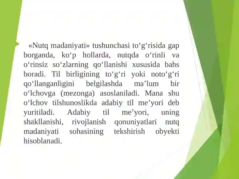 Nutq madaniyati va adabiy til me'yorlari 3