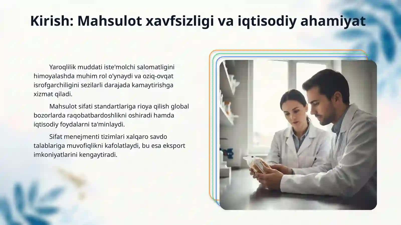 Mahsulotlarning yaroqlilik muddatini aniqlash mezonlari 3