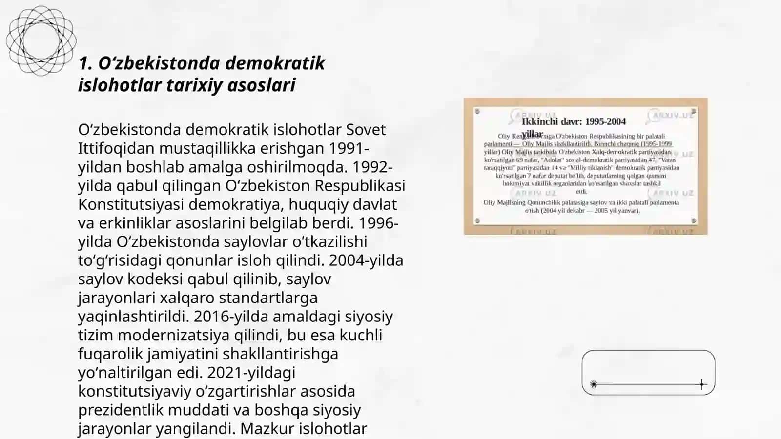 Oʻzbekistonda demokratik islohotlar tarixiy asoslari 3