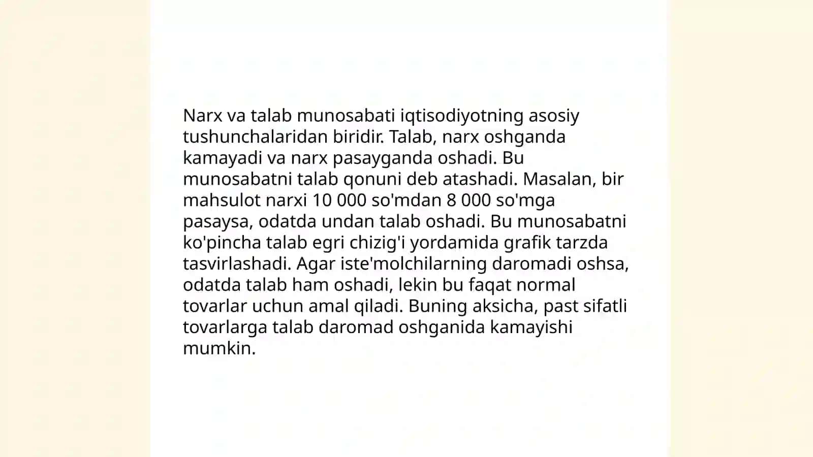 Talab va taklif tahlili asoslari 3