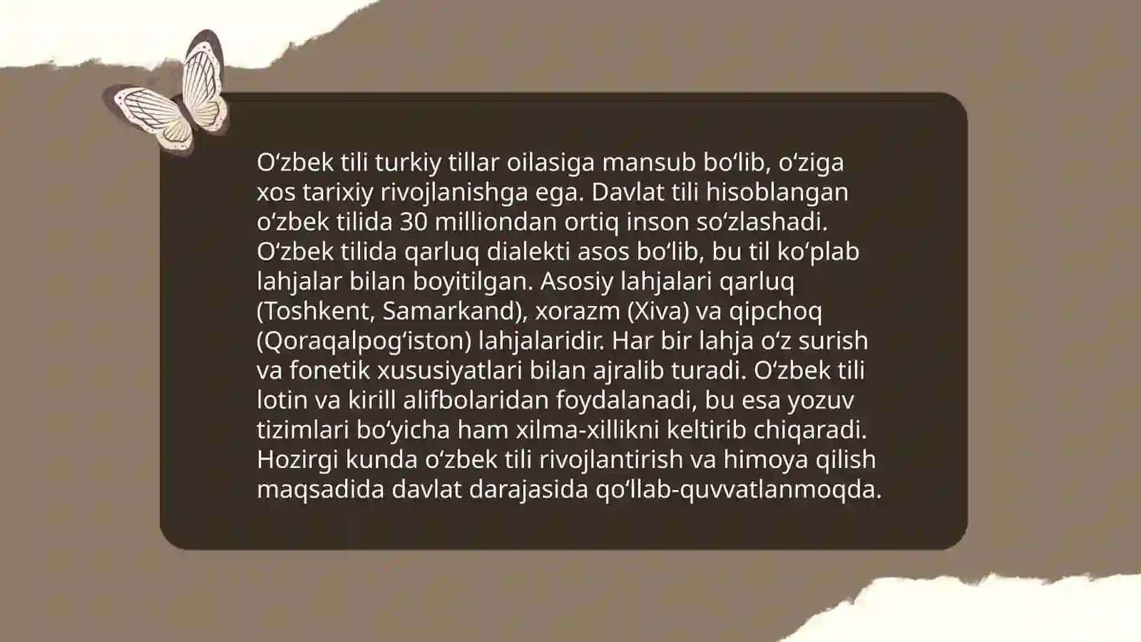 Mustaqillik davriga qadar o'zbek dialektologiyasi 3