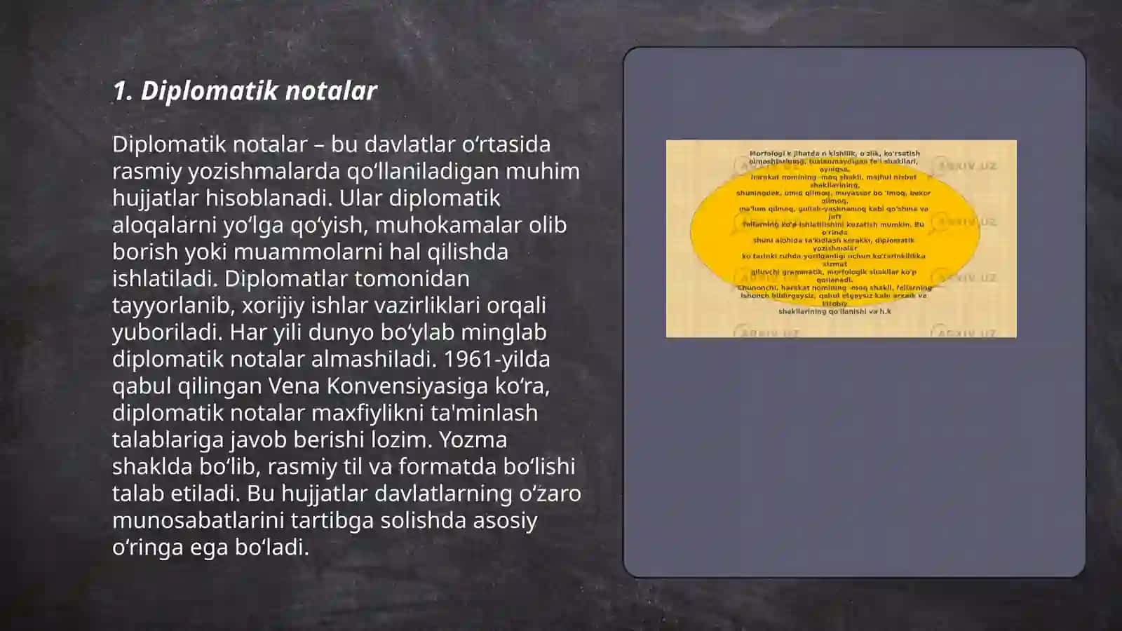 Diplomatik yozishmalarning turlari 3
