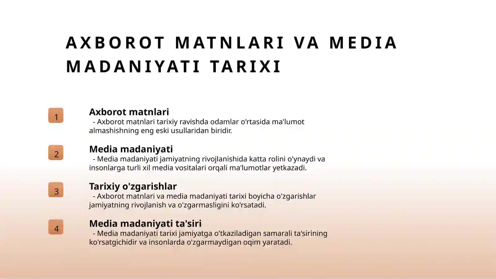 Axborot matnlari bilan ishlash va media madaniyat 3