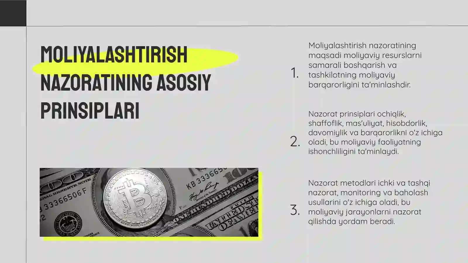 Moliyalashtirish nazorati 3