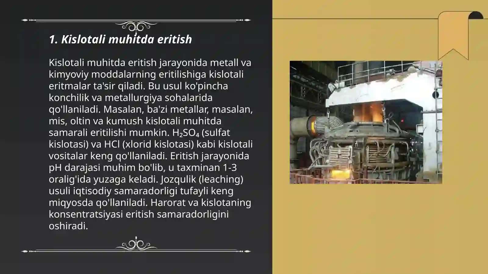 Kislotali muhitda elektr yoyli pechda polat eritish jarayoni 3