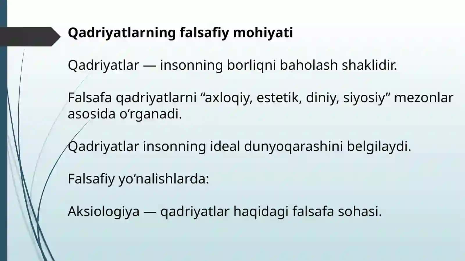 Qadriyatlarfalsafasi 3
