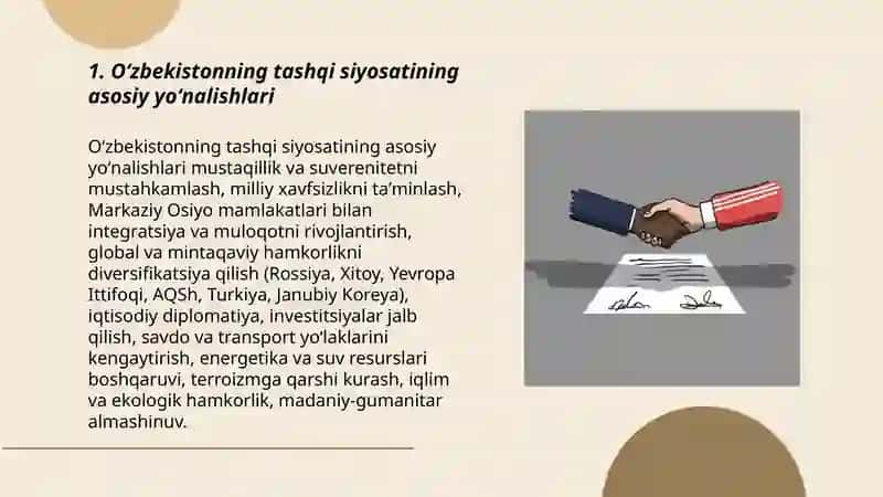 Oʻzbekiston va jahon hamjamiyati 3