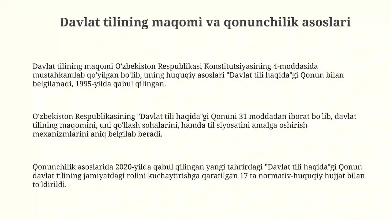 Muassasalarning nomlanishida davlat tilining oʻrni 3