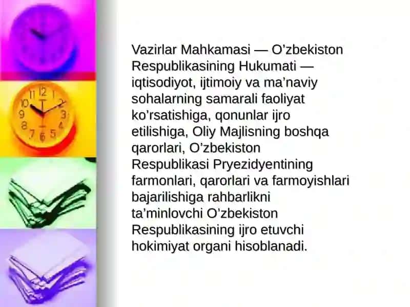 O’zbekiston Respublikasi Vazirlar Mahkamasi 3