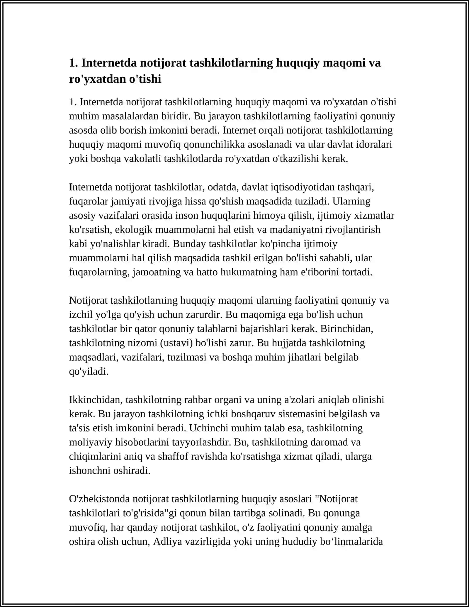 INTERNETDA NOTIJORAT TASHKILOTLAR 3