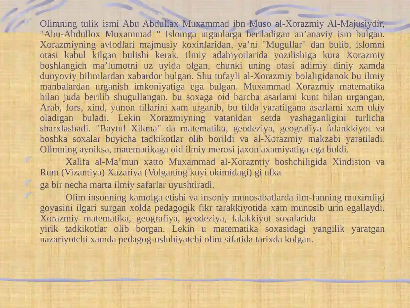 9-11 ars Sharq Uyg’onishi davrida ta’lim-tarbiyaning taraqqiy etishi 3