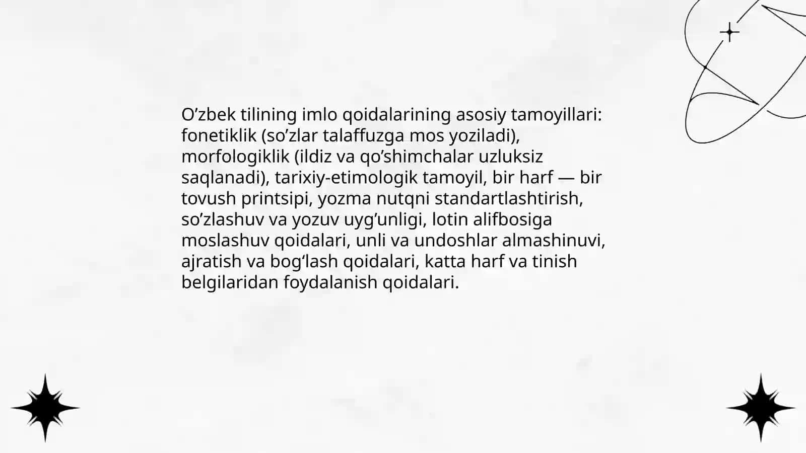 O’zbek tilining imlo qoidalari va soha egalarining savodxonligi 3