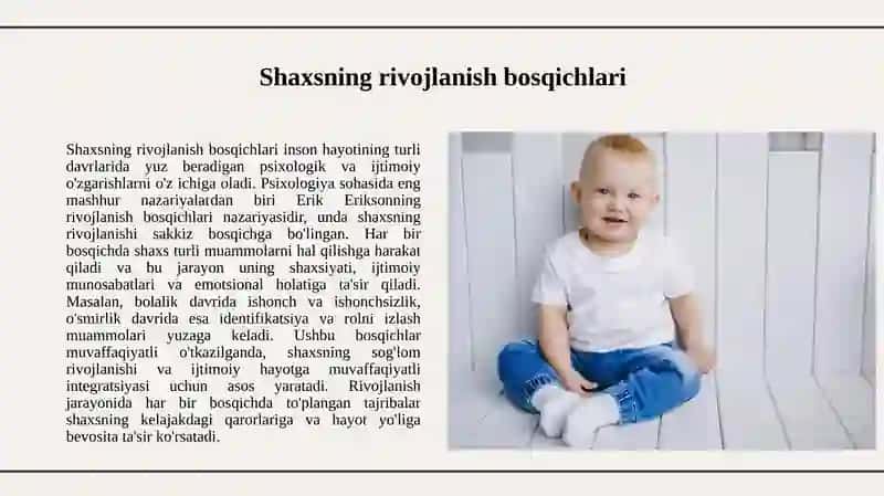 Shaxslar nazariyasi 3