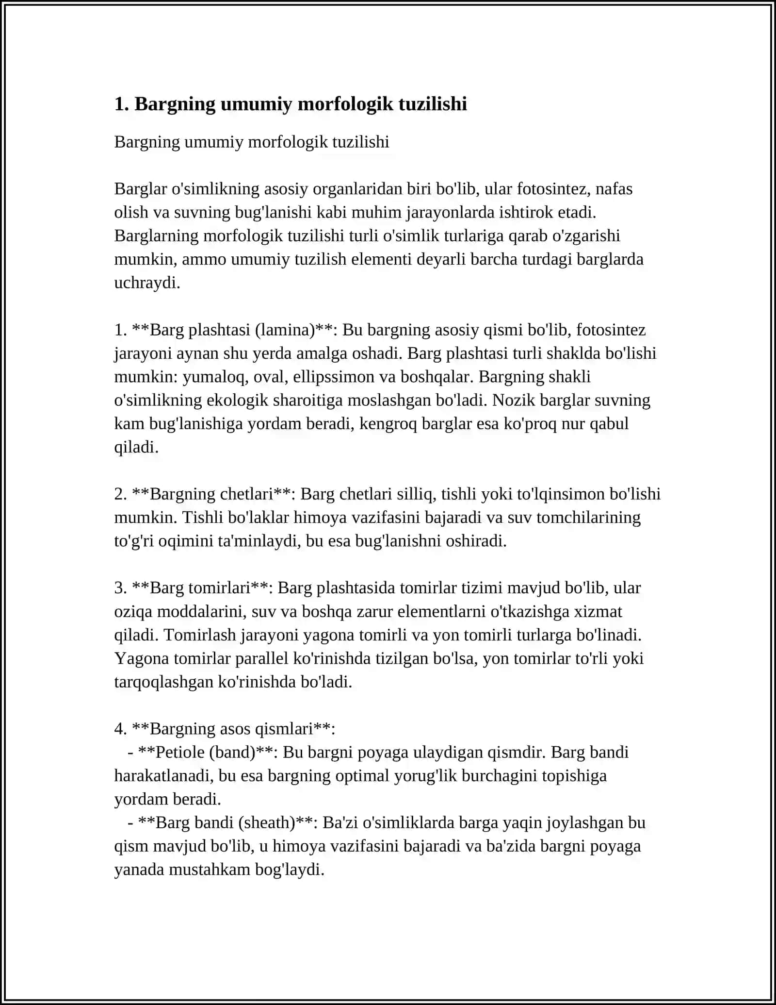 BARGLAMING MORFOLOGIK VA ANATOMIK TUZILISHI 3