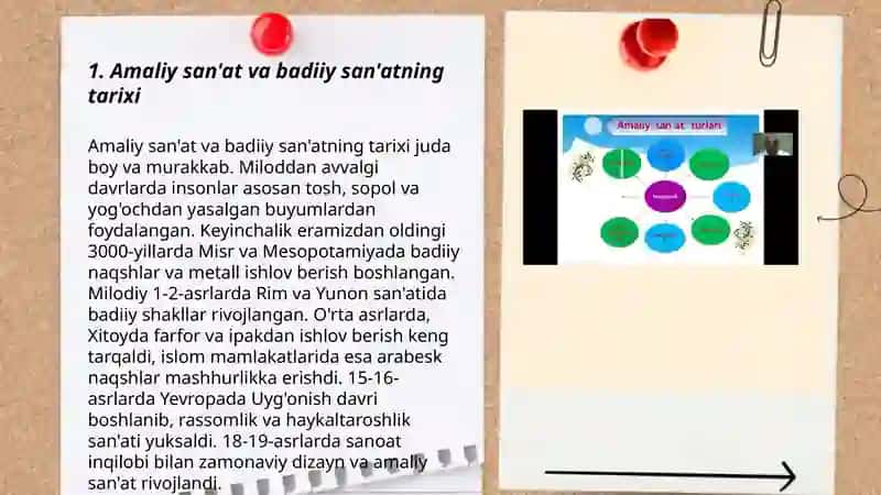 Amaliy va badiiy san'atlarning mushtarak va farqli tomonlari 3