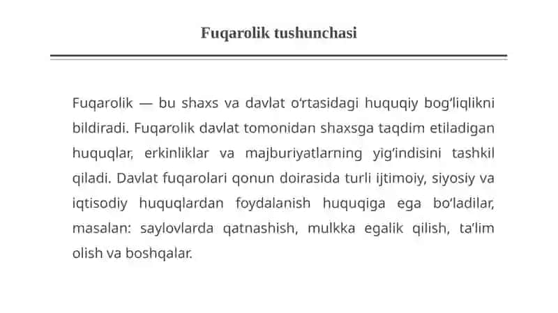 Fuqarolikni yo'qotish asoslari hamda tartibi 3